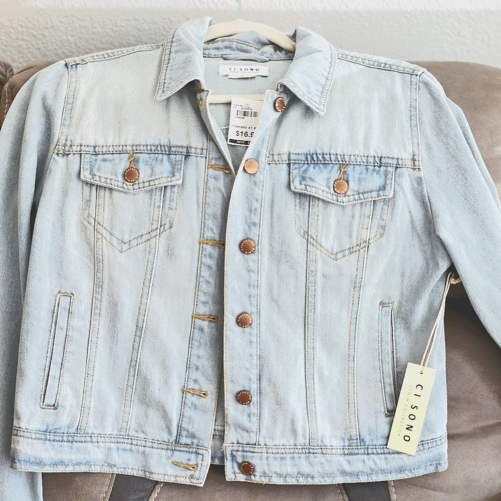 NEW cisono denim jacket